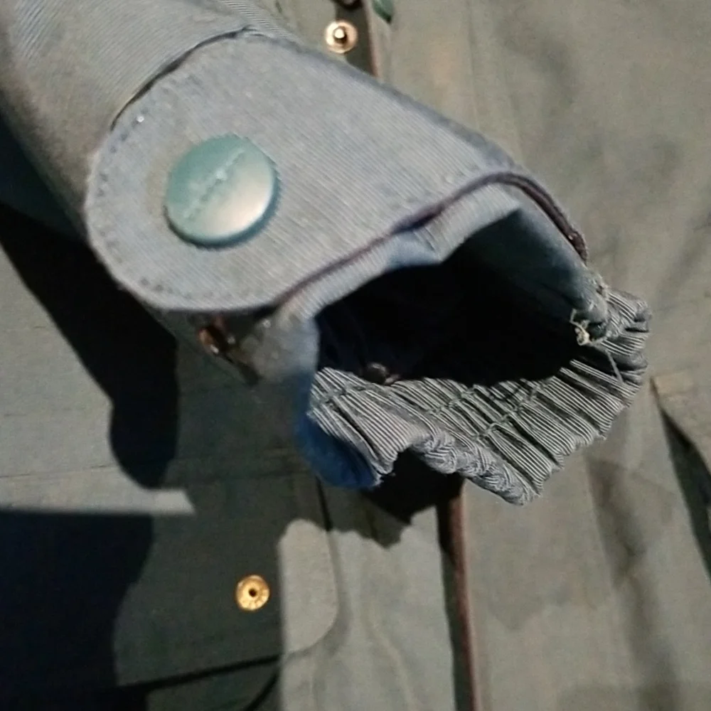 Men's Carhartt Forest Green Jacket multiple pockets sz XL - Picture 4 of 8